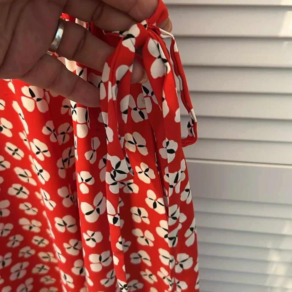 Anne Klein Floral Midi Dress with Pockets size 2X - Picture 4 of 6